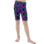 Purple love Kids  Mid Length Swim Shorts