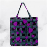 Purple love Grocery Tote Bag