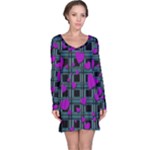 Purple love Long Sleeve Nightdress