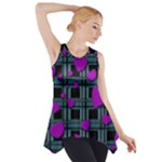 Purple love Side Drop Tank Tunic