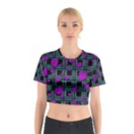 Purple love Cotton Crop Top