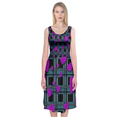 Purple love Midi Sleeveless Dress from ArtsNow.com