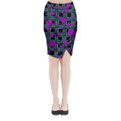 Purple love Midi Wrap Pencil Skirt from ArtsNow.com