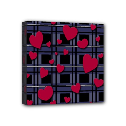 Decorative love Mini Canvas 4  x 4  from ArtsNow.com