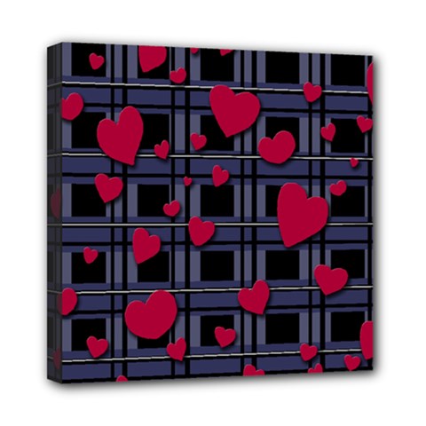 Decorative love Mini Canvas 8  x 8  from ArtsNow.com