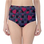 Decorative love High-Waist Bikini Bottoms