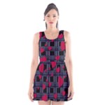 Decorative love Scoop Neck Skater Dress