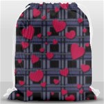 Decorative love Drawstring Bag (Large)