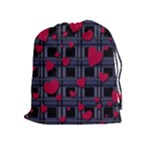 Decorative love Drawstring Pouches (Extra Large)