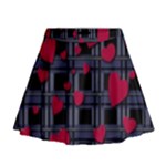 Decorative love Mini Flare Skirt