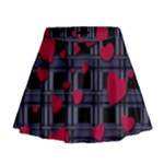 Decorative love Mini Flare Skirt