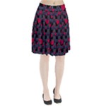 Decorative love Pleated Skirt