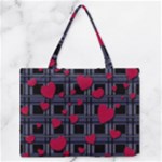 Decorative love Medium Zipper Tote Bag