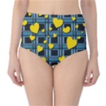 Love design High-Waist Bikini Bottoms