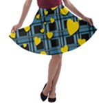 Love design A-line Skater Skirt