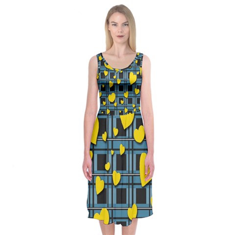 Love design Midi Sleeveless Dress from ArtsNow.com