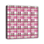 Pink plaid pattern Mini Canvas 6  x 6 