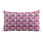 Pink plaid pattern Samsung Galaxy Note 4 Case (White)