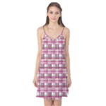 Pink plaid pattern Camis Nightgown