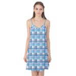 Blue plaid pattern Camis Nightgown