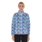 Blue plaid pattern Winterwear