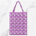 Purple plaid pattern Classic Tote Bag