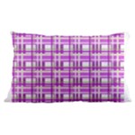 Purple plaid pattern Samsung Galaxy Note 4 Case (Black)