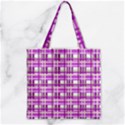 Zipper Grocery Tote Bag 