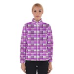 Purple plaid pattern Winterwear