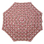 Red plaid pattern Straight Umbrellas