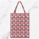 Red plaid pattern Classic Tote Bag