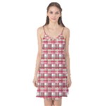 Red plaid pattern Camis Nightgown