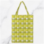 Yellow plaid pattern Classic Tote Bag