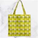 Zipper Grocery Tote Bag 