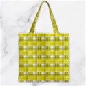 Zipper Grocery Tote Bag 