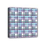 Decorative plaid pattern Mini Canvas 4  x 4 