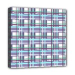 Decorative plaid pattern Mini Canvas 8  x 8 