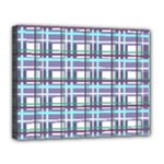 Decorative plaid pattern Canvas 14  x 11 