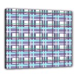 Decorative plaid pattern Canvas 24  x 20 