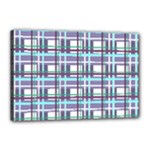 Decorative plaid pattern Canvas 18  x 12 