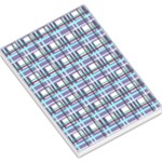 Decorative plaid pattern Large Memo Pads