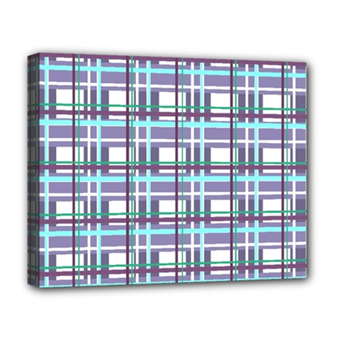 Decorative plaid pattern Deluxe Canvas 20  x 16   from ArtsNow.com