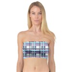 Decorative plaid pattern Bandeau Top