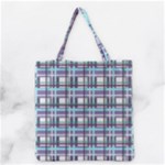 Decorative plaid pattern Grocery Tote Bag