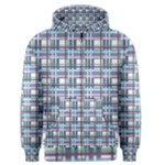 Decorative plaid pattern Men s Zipper Hoodie