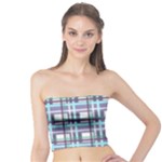 Decorative plaid pattern Tube Top