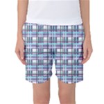 Decorative plaid pattern Women s Basketball Shorts