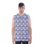 Decorative plaid pattern Men s Basketball Tank Top