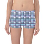 Decorative plaid pattern Boyleg Bikini Bottoms