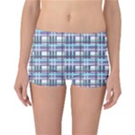 Decorative plaid pattern Reversible Bikini Bottoms